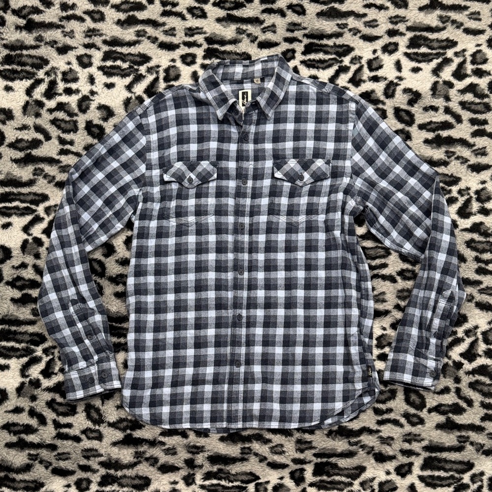Howe Black and White Plaid Casual Shirt